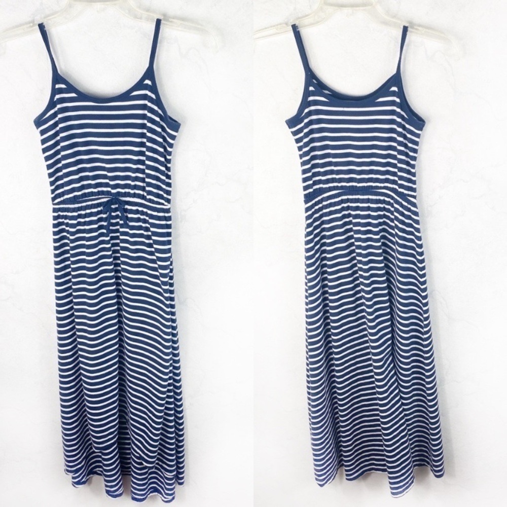 [Gap] Blue Striped Maxi Dress